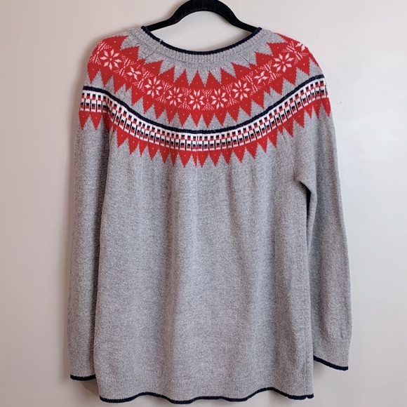 Tommy Hilfiger Fairisle Knit Pullover Polar Bear Holiday Sweater - Picture 6 of 11